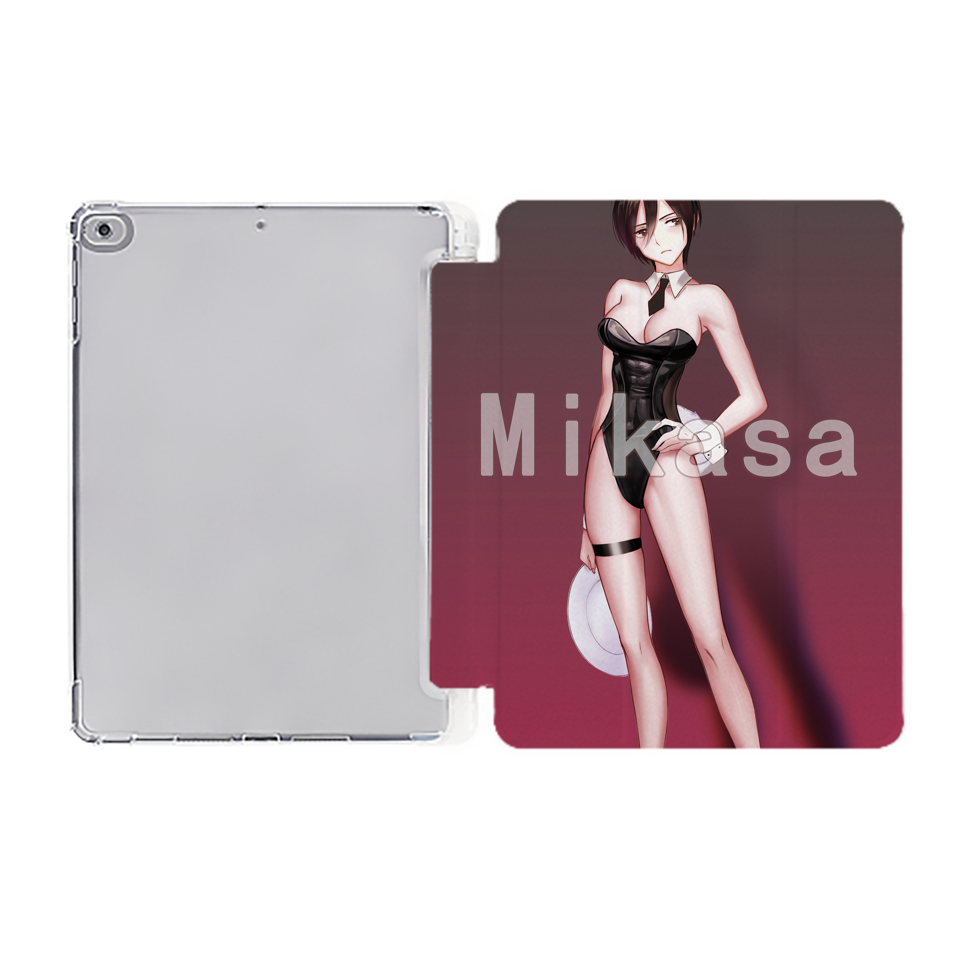（画像用） 進撃の巨人 Attack on Titan IPad ケース ペン収納付き 三つ折りスタンド PUレザー×シリコン 対応機種9.5/10.5/10.9インチ